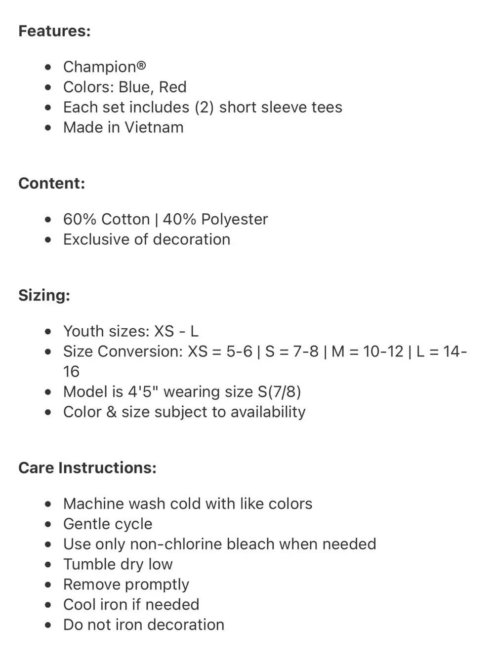 Champion Gray & Blue Block Logo T‑Shirt